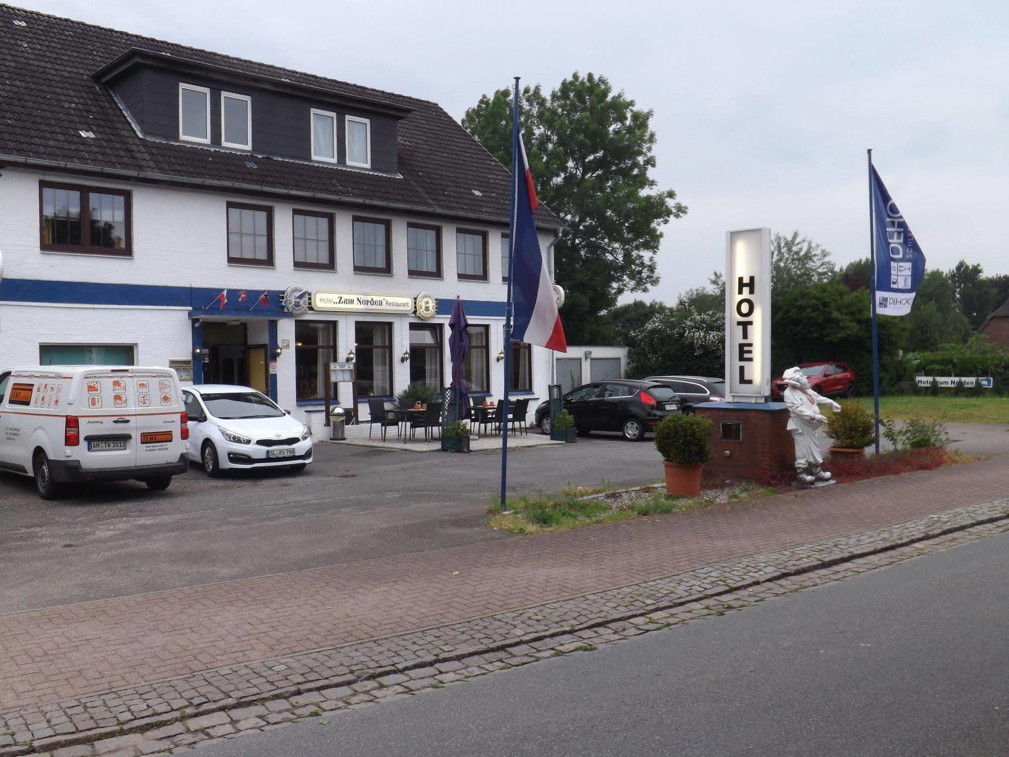 Landgasthof "Hotel Zum Norden" Jagel Exteriör bild